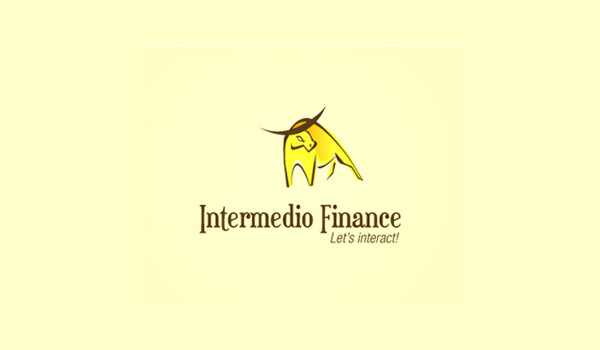 intermedio-finance-bull-logo-design