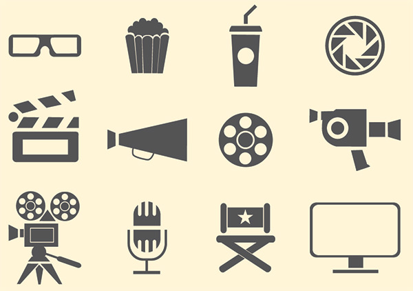 simple-film-icons-set