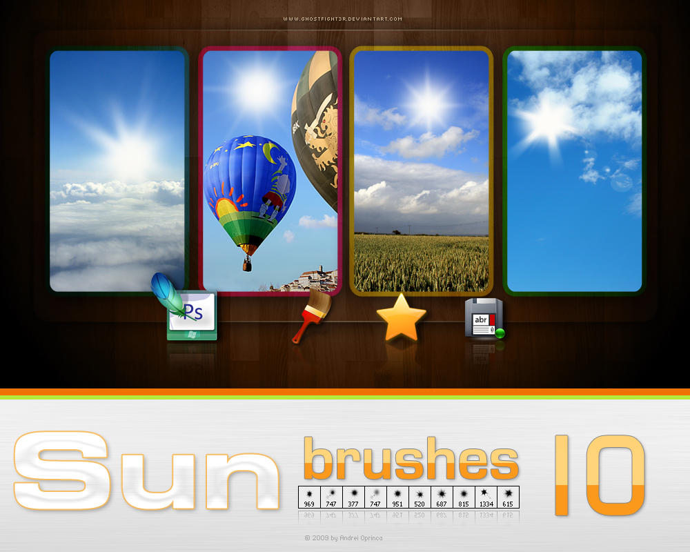 Download Free 10 Sun brushes