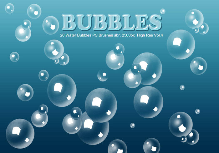 20 Water Bubbles PS Brushes abr