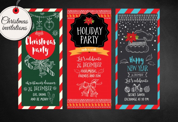 Christmas invitations Flyers