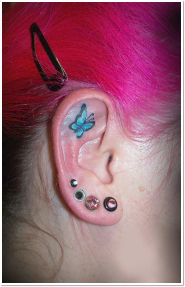 Ear-Butterfly-Tattoo-Style-for-Latest-Trend