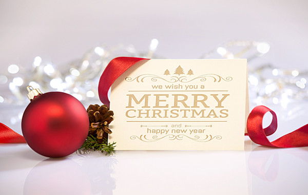 Elegant Christmas Greeting Card