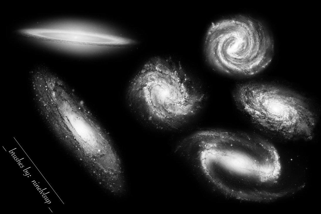 Galaxy Space Brushes