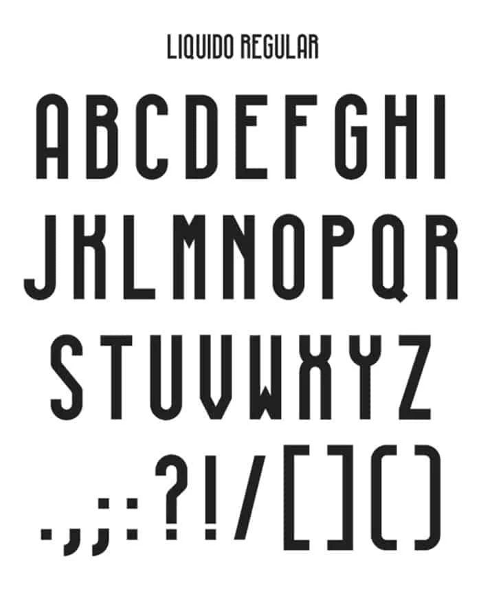 Liquido Font