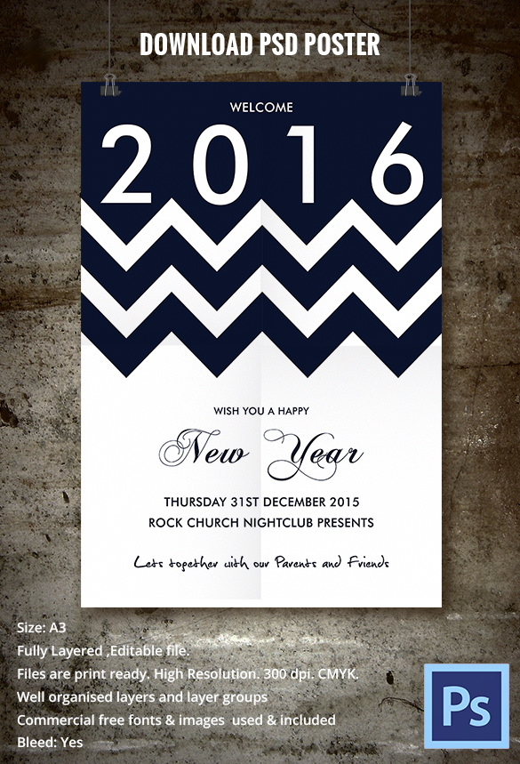 NewYear_party Poster