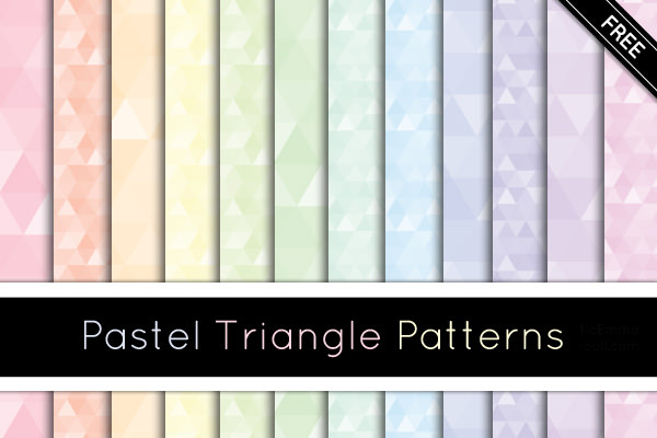 Pastel-Triangle-Patterns-Preview