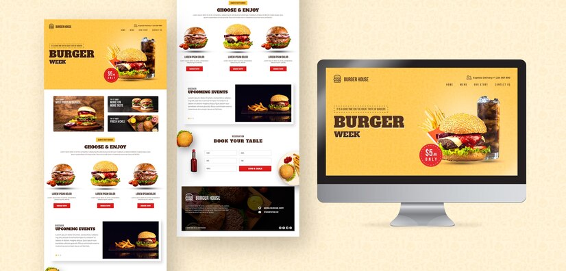 Resto Restaurant Home Page Website Template