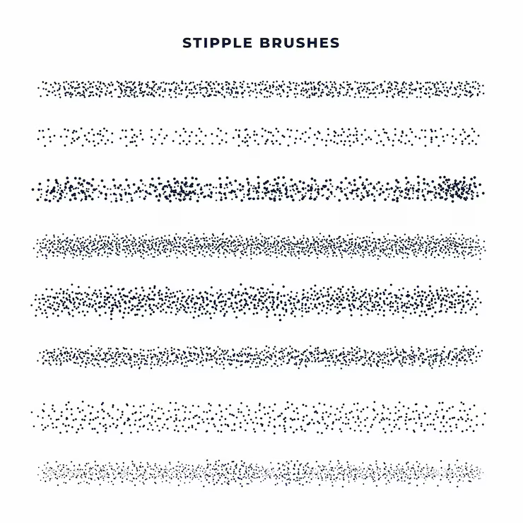 Stipple Brush Vectors & Illustrations for Free Download