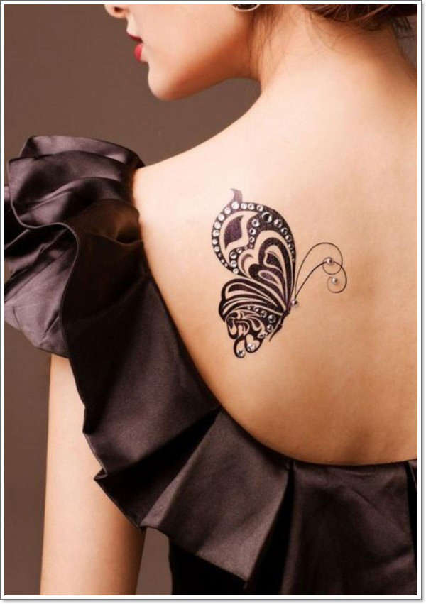 Upper-Back-Butterfly-Tattoos