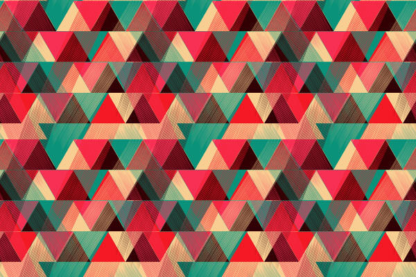 Vibrant-Triangle-Pattern