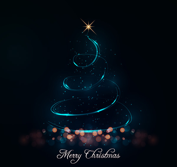 abstract merry christmas background