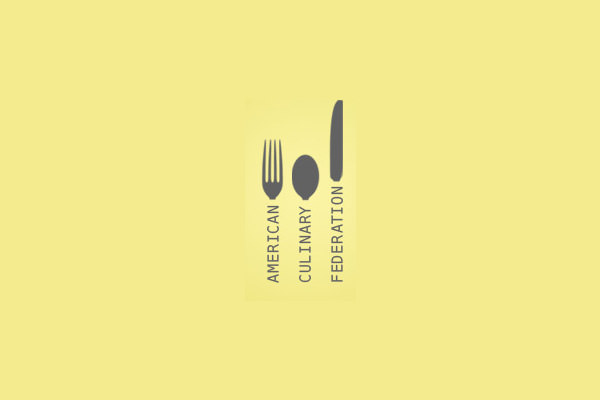 americal culinary federation logo design