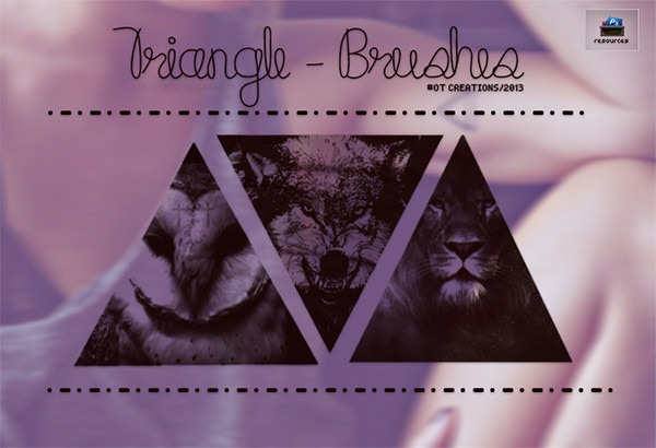 triangle brush photoshop