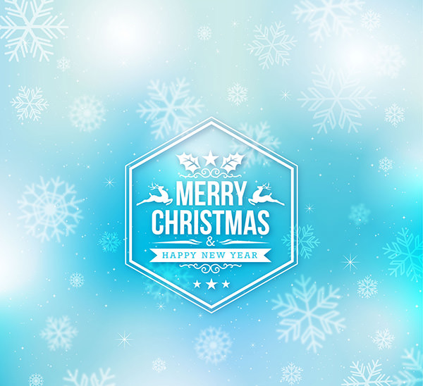 blue christmas background