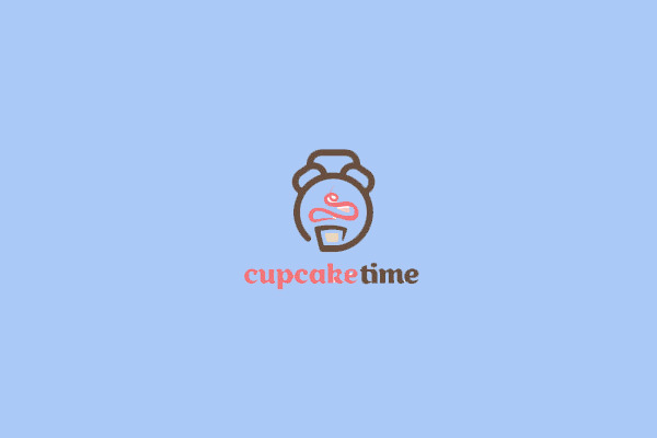 cupcake time logo design