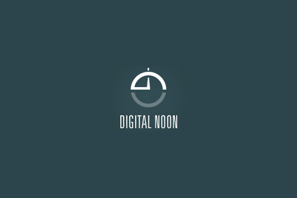 digital noon logo design