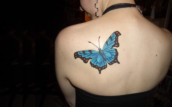 elegant-butterfly-tatto-on-back-side