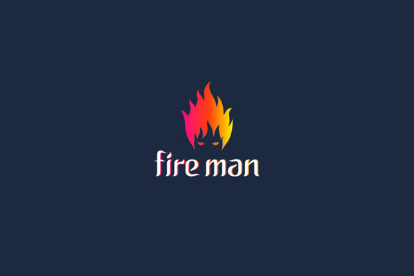 fireman logo design