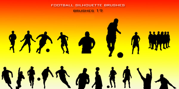 football_silhouette_brushes