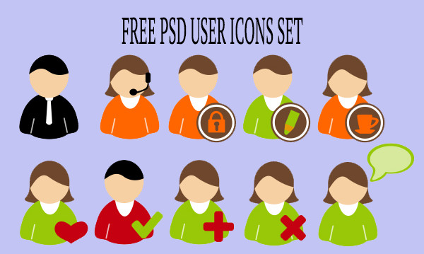 free-psd-user-icons