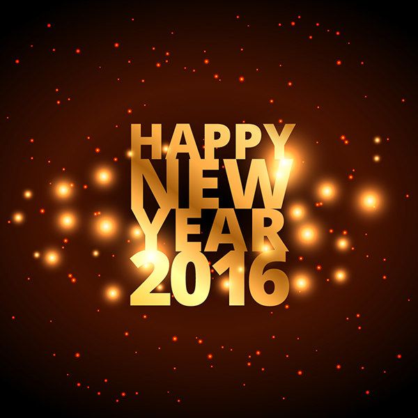 free vector happy new year background