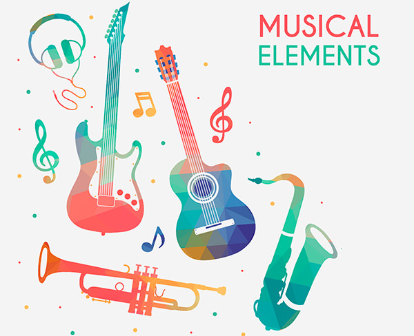 free vector musical elements