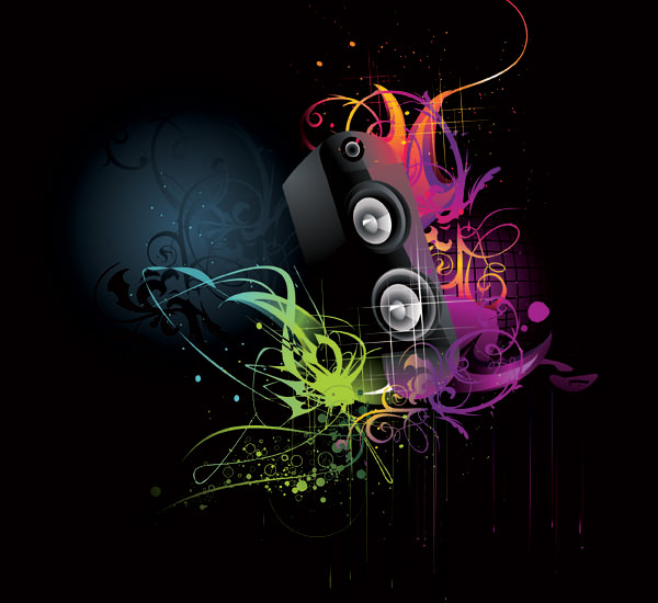 free-vector-musical-theme-illustration