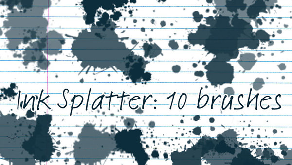 ink-splatter-brushes