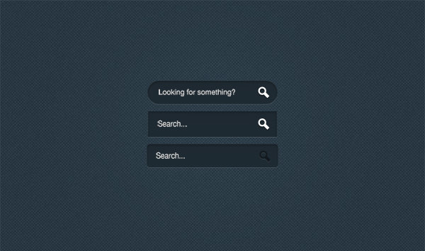 light and dark search fields set psd