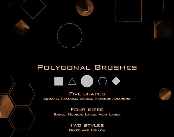 polygonal_brushes_set