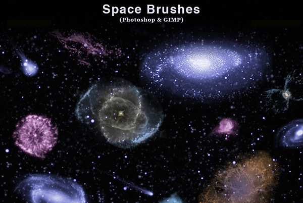 space_photoshop_and_gimp_brushes