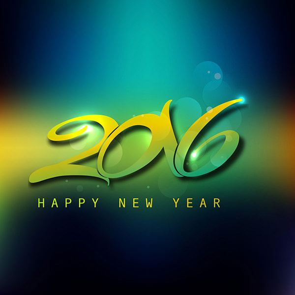 stylish new year greeting card background