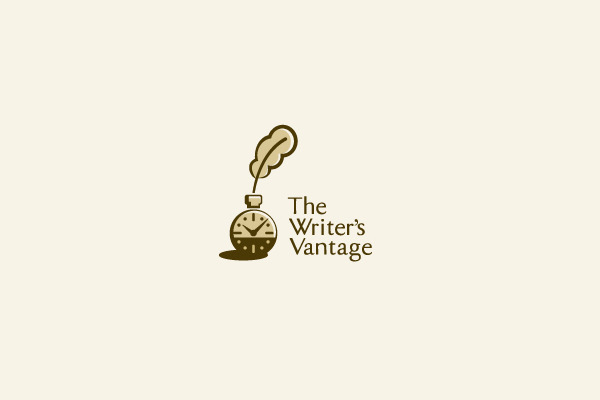 the writer s vintage logo design