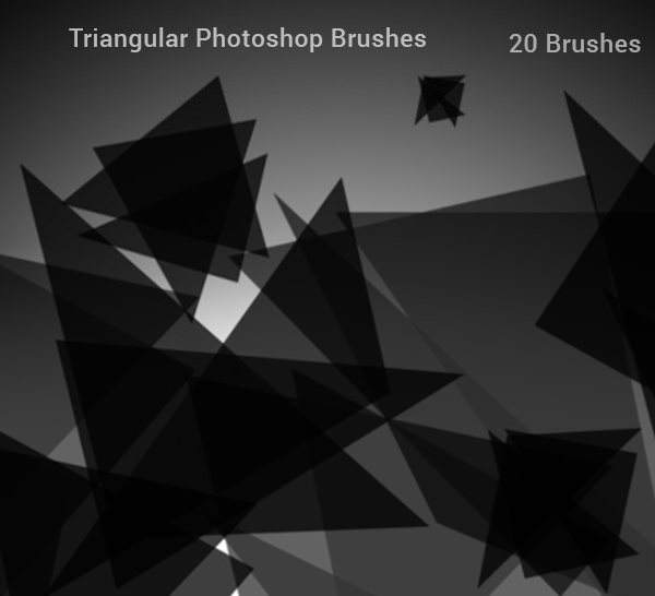 abstract triangle brush photoshop free download