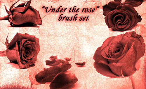 under_the_rose_brush_set-with-watre-color-background