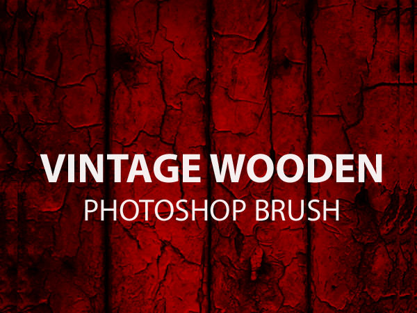 vintage wooden photoshop brushes