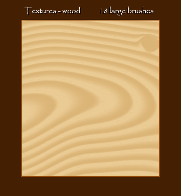 wood textured brushes