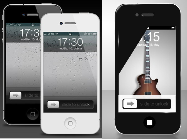 Apple iphone 4 mockup psd