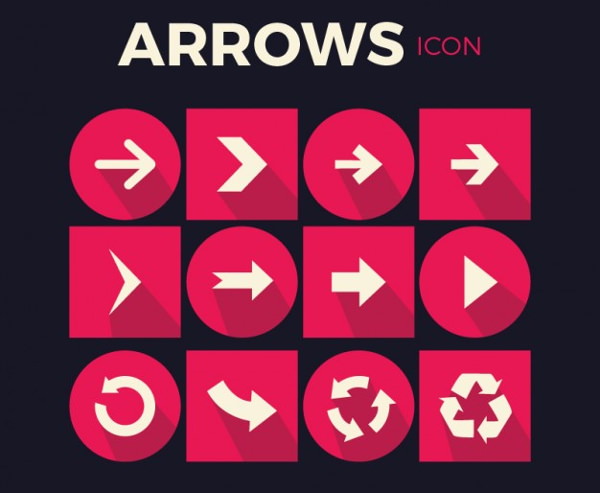 Arrow Icons Free Vector