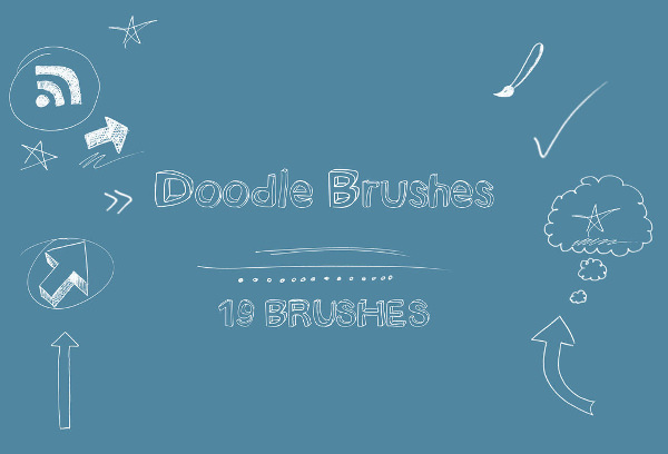 Beautiful Doodle Brushes Collection for Photoshop