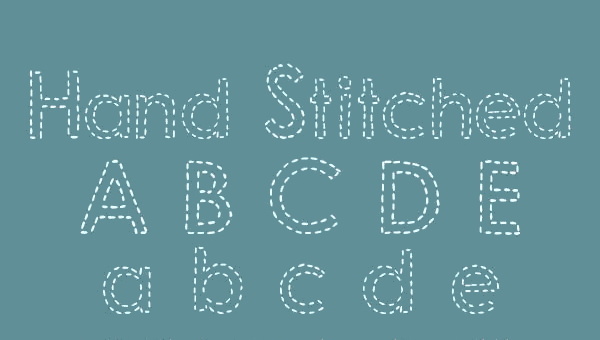 15+ Best Free Stitch Fonts - OTF, TTF Download