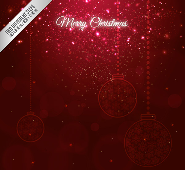 Christmas Background with Sparkles