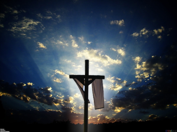 Cool christian Cross Worship Background