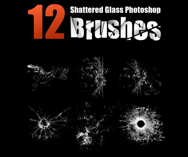 Download Shattered Glass Photoshop Brushes