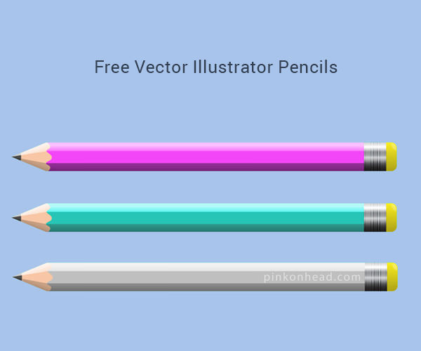 Free-Vector-Illustrator-Pencils