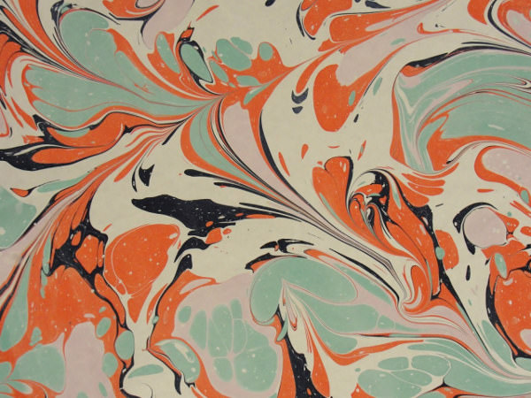 High Res Pretty Colors Marbled Paper Texture