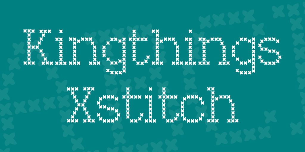 Kingthings Xstitch Font