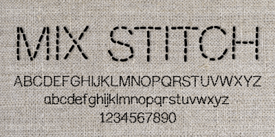 Mix Stitch Font