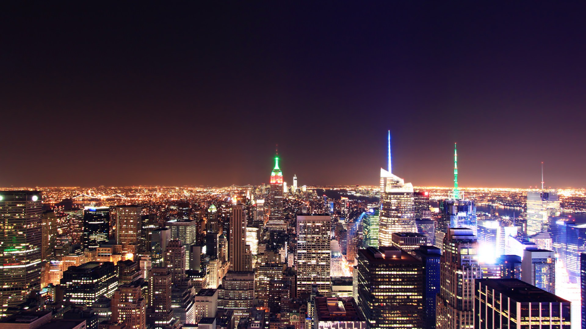 New York City Top View Wallpaper